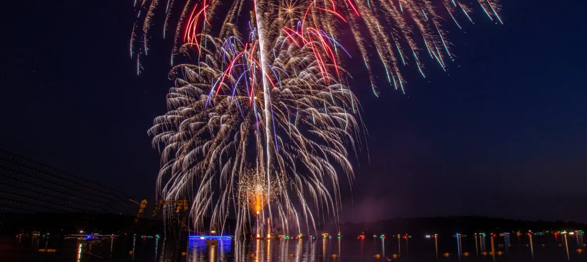 Elkhart Lake Fireman's Fireworks Elkhart Lake, WI