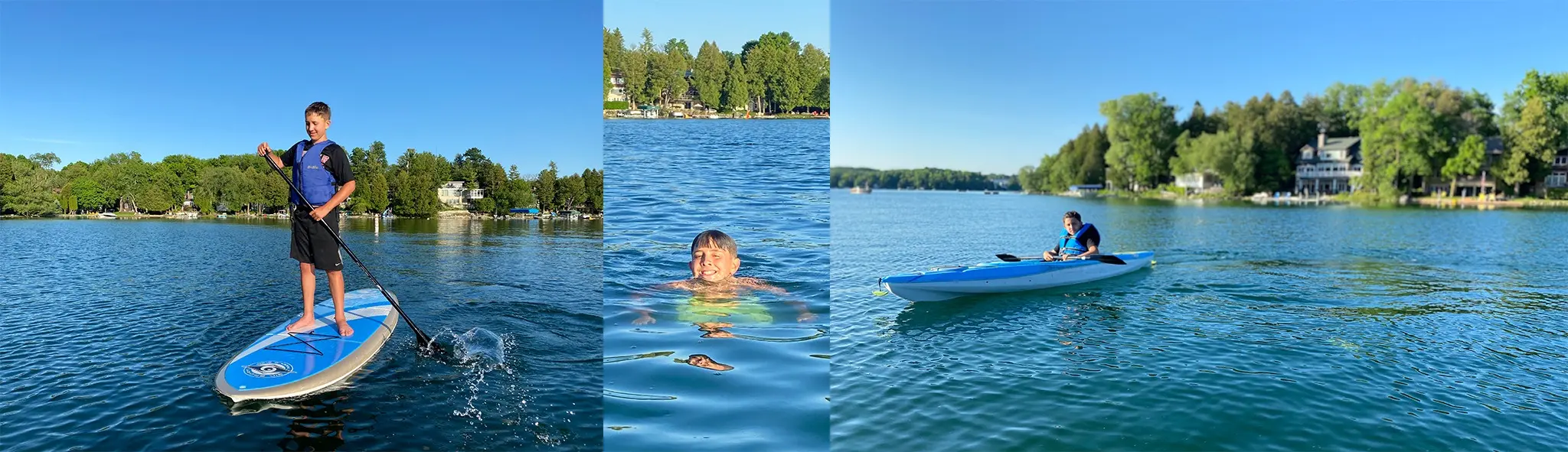 Kayaking and Paddle Boarding in Elkhart Lake Elkhart Lake, WI